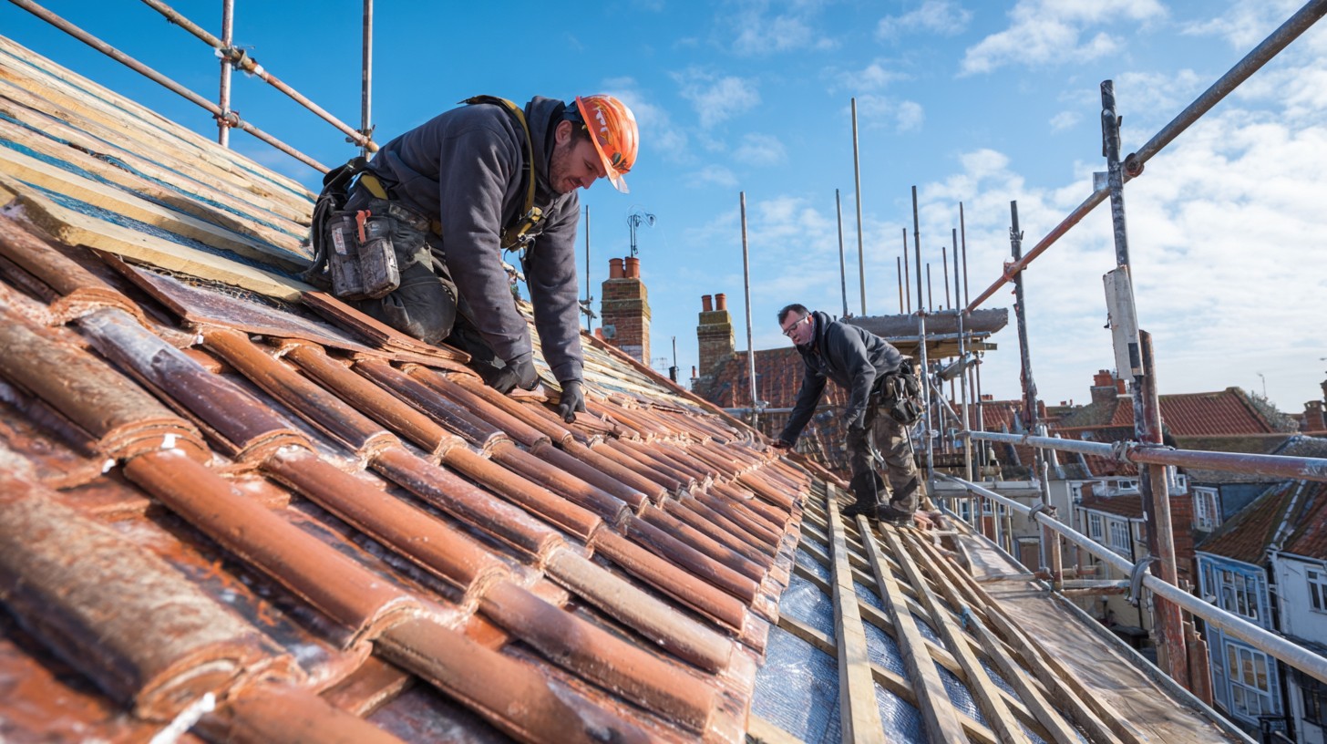 New roof installation on UK property
